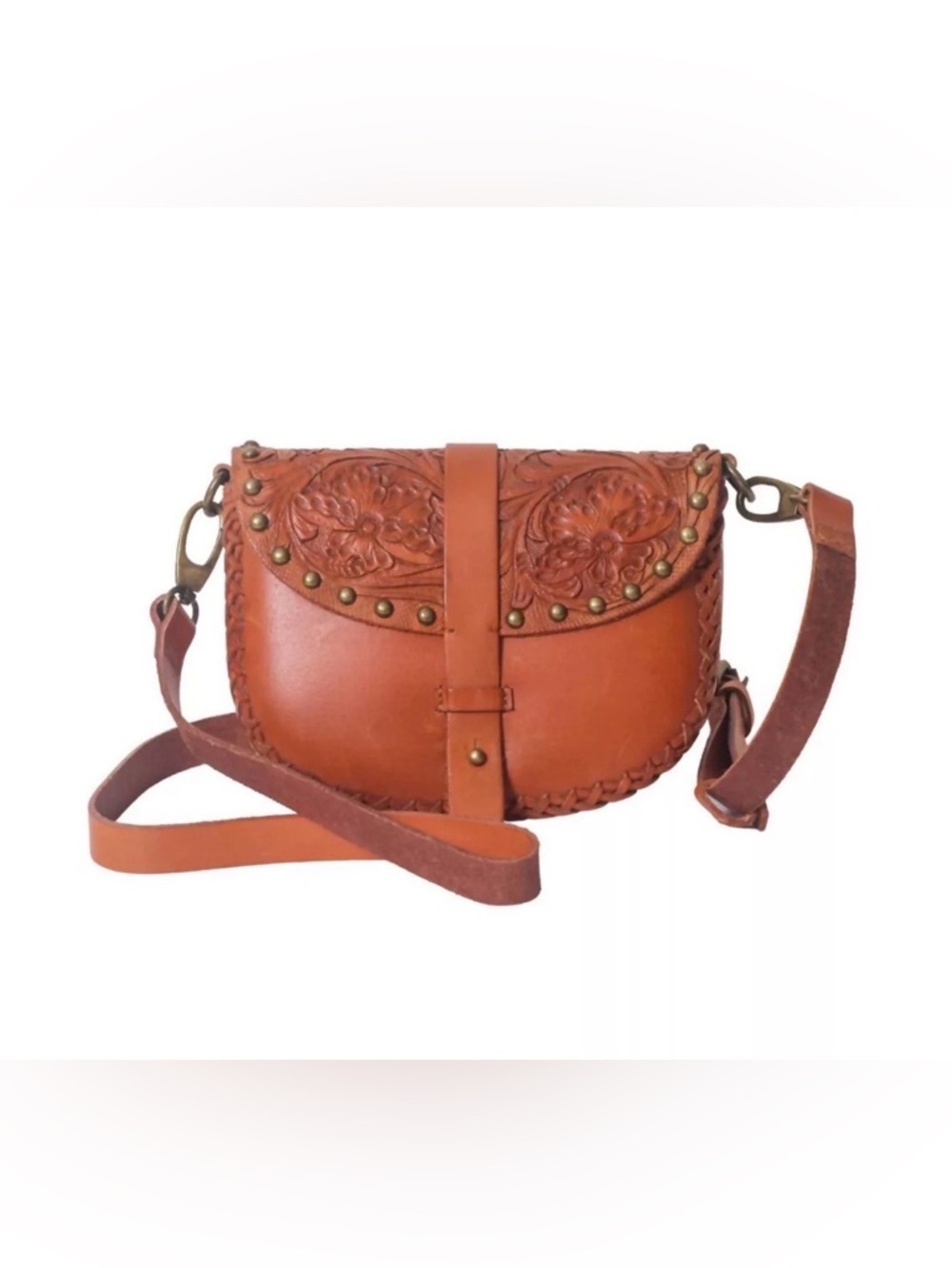 NEW Anabaglish Cassie Convertible Leather Crossbody Bag